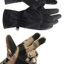 Load image into Gallery viewer, 1Pair Winter Windproof Thermal Riding Gloves Fleece Lined Touchscreen Gloves with Non-Slip Mat for Outdoor Skiing Mountaineering
