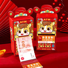 Load image into Gallery viewer, 2026 Horse Year Creative ATM Red Envelope Red Pockets Chinese New Year Lunar Festival Money Bags Party Favors Gifts
