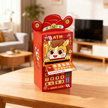 Load image into Gallery viewer, 2026 Horse Year Creative ATM Red Envelope Red Pockets Chinese New Year Lunar Festival Money Bags Party Favors Gifts

