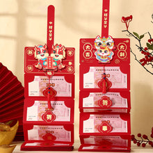 Load image into Gallery viewer, 2026 Horse Year 3D Cartoon Folding Red Envelope Thickened Paper Hongbao Lucky Money Pocket Blessing Good Luck Red Bags

