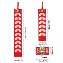 Load image into Gallery viewer, 2026 Horse Year 3D Cartoon Folding Red Envelope Thickened Paper Hongbao Lucky Money Pocket Blessing Good Luck Red Bags
