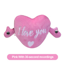 Load image into Gallery viewer, Recordable Love Beat Rhythm Box Creative Musical Plush Interactive Heart Plushie Valentine's Day Romantic Surprise Gift
