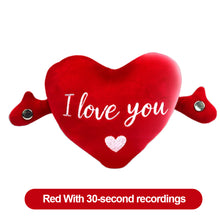 Load image into Gallery viewer, Recordable Love Beat Rhythm Box Creative Musical Plush Interactive Heart Plushie Valentine's Day Romantic Surprise Gift
