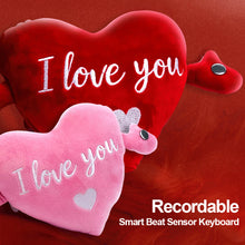 Load image into Gallery viewer, Recordable Love Beat Rhythm Box Creative Musical Plush Interactive Heart Plushie Valentine's Day Romantic Surprise Gift
