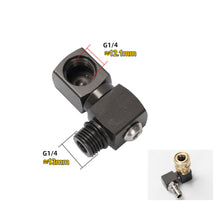 Load image into Gallery viewer, 360-Degree Swivel High Pressure Washer Adjustable Angle Elbow with 1/4" Quick Connect Brass Quick Connector for Car Washing &amp; Cleaning Equipment
