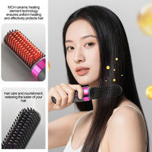 Load image into Gallery viewer, Wireless Mini Hair Styler Portable Rechargeable Curling &amp; Straightening Comb Temperature Adjustable Dual-purpose for Travel Beauty Hair Tool
