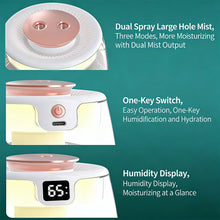 Load image into Gallery viewer, Smart Desktop Air Humidifier UV Sterilization Light Dual Cold Spray Modes Ultra-Quiet Auto Power-Off Home Car Household Appliances
