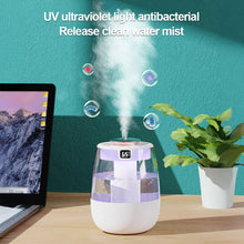 Load image into Gallery viewer, Smart Desktop Air Humidifier UV Sterilization Light Dual Cold Spray Modes Ultra-Quiet Auto Power-Off Home Car Household Appliances
