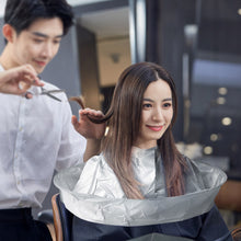 Load image into Gallery viewer, Hairdressing Cape Hair Cutting Cloak Apron Water-Resistant For Home Haircut Adults /Kids/Elderly Barber Supplies Home Haircut Kit
