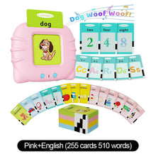 Load image into Gallery viewer, Creative Early Education Flash Card Learning Toys Talking Flashcard English Learning System For Toddlers &amp; Preschoolers Kids Electronic Learning Toy
