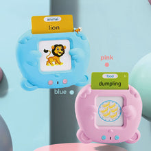 Load image into Gallery viewer, Multi-language Talking Flash Card Learning English Reader Educational Toy for Toddlers Montessori Gift for Ages 1-6 Years Toddlers &amp; Preschoolers
