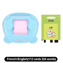 Load image into Gallery viewer, Multi-language Talking Flash Card Learning English Reader Educational Toy for Toddlers Montessori Gift for Ages 1-6 Years Toddlers &amp; Preschoolers
