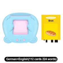 Load image into Gallery viewer, Multi-language Talking Flash Card Learning English Reader Educational Toy for Toddlers Montessori Gift for Ages 1-6 Years Toddlers &amp; Preschoolers

