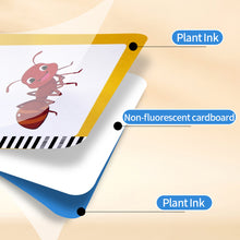 Load image into Gallery viewer, 2 in 1 Talking Flash Cards &amp; LCD Writing Tablet Educational Montessori-style Writing Drawing Interactive Board For Toddlers Preschool Boys &amp; Girls
