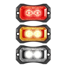 Load image into Gallery viewer, 2/4/6LED 12-24V Truck LED Side Marker Light Strobe Flash Warning Light Waterproof Lens Flashing Light for Trucks &amp; Trailers

