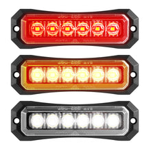 Load image into Gallery viewer, 2/4/6LED 12-24V Truck LED Side Marker Light Strobe Flash Warning Light Waterproof Lens Flashing Light for Trucks &amp; Trailers

