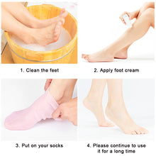 Load image into Gallery viewer, Silicone Heel Protection Cover Soft Foot Cover Socks Prevent Dry Cracked Feet Heel Foot Membrane Cover Anti Cracking Socks
