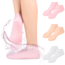 Load image into Gallery viewer, Silicone Heel Protection Cover Soft Foot Cover Socks Prevent Dry Cracked Feet Heel Foot Membrane Cover Anti Cracking Socks
