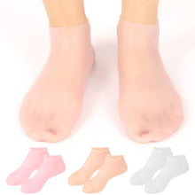 Load image into Gallery viewer, Silicone Heel Protection Cover Soft Foot Cover Socks Prevent Dry Cracked Feet Heel Foot Membrane Cover Anti Cracking Socks
