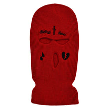 Load image into Gallery viewer, Winter 3-Hole Knitted Beanie Funny Woolen Pull-Over Hat Windproof Thermal Neck and Ear Warmer Sports Headgear for Outdoor Cycling Skiing
