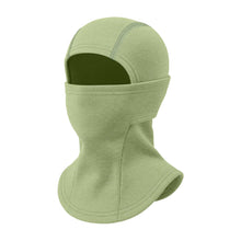 Load image into Gallery viewer, Kids Winter Thermal Headgear Solid Color Fleece Lined Thickened Cold Protection Face Mask Outdoor Skiing Cycling Neck and Face Head Covering

