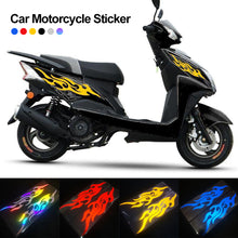 Load image into Gallery viewer, 2Pcs 30/40/50cm Car Motorcycle Sticker Flames Reflective Decal Sticker Decoration Decals Vinyl Waterproof
