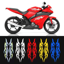 Load image into Gallery viewer, 2Pcs 30/40/50cm Car Motorcycle Sticker Flames Reflective Decal Sticker Decoration Decals Vinyl Waterproof
