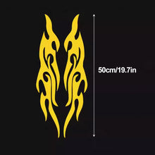 Load image into Gallery viewer, 2Pcs 30/40/50cm Car Motorcycle Sticker Flames Reflective Decal Sticker Decoration Decals Vinyl Waterproof
