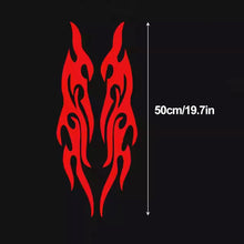 Load image into Gallery viewer, 2Pcs 30/40/50cm Car Motorcycle Sticker Flames Reflective Decal Sticker Decoration Decals Vinyl Waterproof
