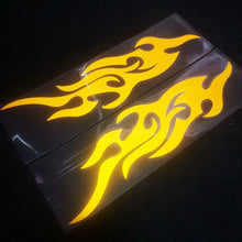 Load image into Gallery viewer, 2Pcs 30/40/50cm Car Motorcycle Sticker Flames Reflective Decal Sticker Decoration Decals Vinyl Waterproof
