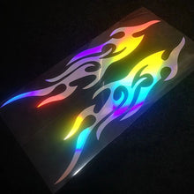 Load image into Gallery viewer, 2Pcs 30/40/50cm Car Motorcycle Sticker Flames Reflective Decal Sticker Decoration Decals Vinyl Waterproof
