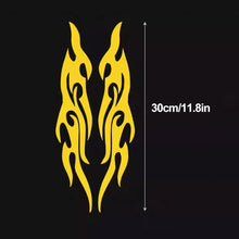 Load image into Gallery viewer, 2Pcs 30/40/50cm Car Motorcycle Sticker Flames Reflective Decal Sticker Decoration Decals Vinyl Waterproof
