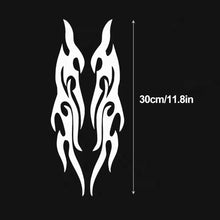 Load image into Gallery viewer, 2Pcs 30/40/50cm Car Motorcycle Sticker Flames Reflective Decal Sticker Decoration Decals Vinyl Waterproof
