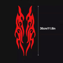 Load image into Gallery viewer, 2Pcs 30/40/50cm Car Motorcycle Sticker Flames Reflective Decal Sticker Decoration Decals Vinyl Waterproof
