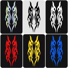 Load image into Gallery viewer, 2Pcs 30/40/50cm Car Motorcycle Sticker Flames Reflective Decal Sticker Decoration Decals Vinyl Waterproof
