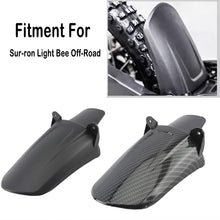 Load image into Gallery viewer, Motorcycle Extended Rear Fender Mudguard Kit Water Splash Protection Shock Absorption Mount for Sur-ron Light Bee Off-Road Electric Bike Accessory
