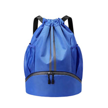 Load image into Gallery viewer, Dry Wet Separation Sports Drawstring Backpack For Women Men Basketball Swimming Fitness Training Travel School Storage Bag
