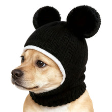 Load image into Gallery viewer, Knitted Warm Pet Hat For Medium Large Dogs Noise Reduction Calming Year Round Photography Headwear

