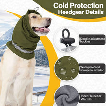 Load image into Gallery viewer, Dog Soothing Calming Earmuffs Warm Waterproof Snowproof Windproof Adjustable Reflective Neck Protection Pet Supplies
