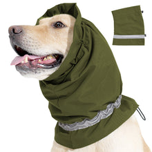 Load image into Gallery viewer, Dog Soothing Calming Earmuffs Warm Waterproof Snowproof Windproof Adjustable Reflective Neck Protection Pet Supplies
