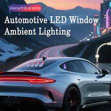 Load image into Gallery viewer, Dynamic LED Car Window Ambient Light Sticker Heart &amp; Pattern Display for Front/Rear Windshield USB/12V Decoration Light
