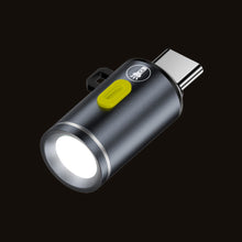Load image into Gallery viewer, Key Chain 2.5cm USB Type C Plug LED Mini Flashlight LED Light Torches For Phone Power Banks Camping Hiking Travel
