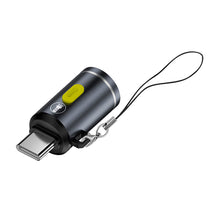 Load image into Gallery viewer, Key Chain 2.5cm USB Type C Plug LED Mini Flashlight LED Light Torches For Phone Power Banks Camping Hiking Travel
