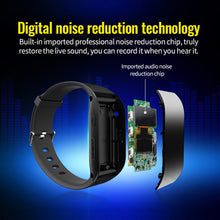 Load image into Gallery viewer, 4-32GB Mini Camera Watch Audio Voice Recorder Bracelet USB Flash Driver Dictaphone Noise Reduce Sound Recording Wristband
