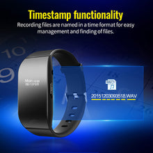Load image into Gallery viewer, 4-32GB Mini Camera Watch Audio Voice Recorder Bracelet USB Flash Driver Dictaphone Noise Reduce Sound Recording Wristband

