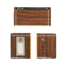Load image into Gallery viewer, Retro Wireless Radio Portable AM/FM/SW with USB Rechargeable Battery With antenna AUX and TF card playback suitable for home
