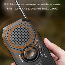 Load image into Gallery viewer, Portable Solar Radio Emergency Kits first Aid Radio with Crank Dynamo AM/FM Radio Blackout Power station USB Phone Charger
