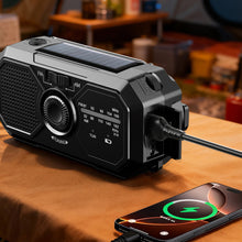 Load image into Gallery viewer, Portable Solar Radio Emergency Kits first Aid Radio with Crank Dynamo AM/FM Radio Blackout Power station USB Phone Charger
