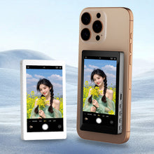Load image into Gallery viewer, Smartphone Wireless Magnetic Monitor Screen For Smartphone Vlog Live Stream Video Recording Screen Phone Rear Camera Selfie

