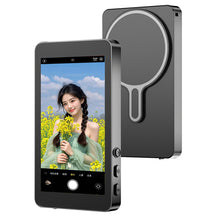 Load image into Gallery viewer, Smartphone Wireless Magnetic Monitor Screen For Smartphone Vlog Live Stream Video Recording Screen Phone Rear Camera Selfie
